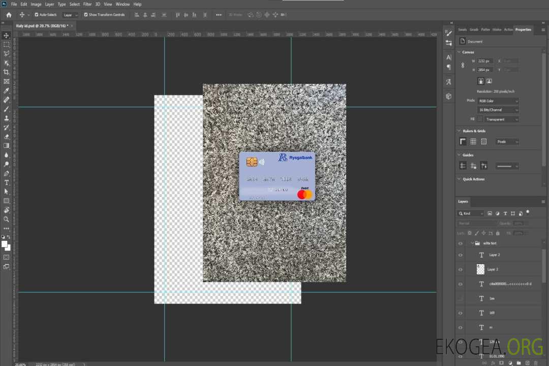 Turkménistan Rysgal JSCB mastercard photolook recto template Turkménistan Rysgal JSCB mastercard photolook recto template